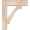 Ekena Millwork Balboa Block Smooth Bracket w/ Offset Brace, Douglas Fir, 7 1/2"W x 28"D x 32"H BKT0806X28X32BOA05SDF - alternate 3